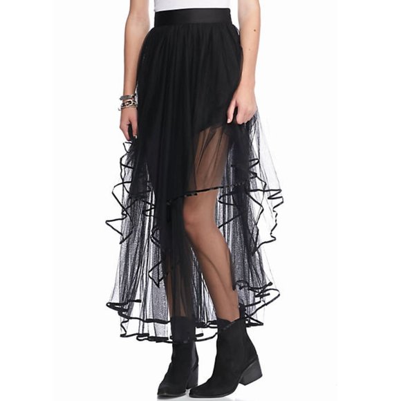 Free People Dresses & Skirts - Free People Keep Me Tutu Skirt in Black